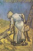 Vincent Van Gogh Peasant Woman Cutting Straw (nn04) Germany oil painting artist